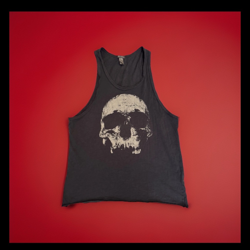 H&M Divided Charcoal Tank Top 049
